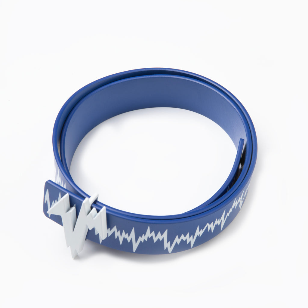 CINTURÓN LÉNTICO REVERSIBLE AZUL 