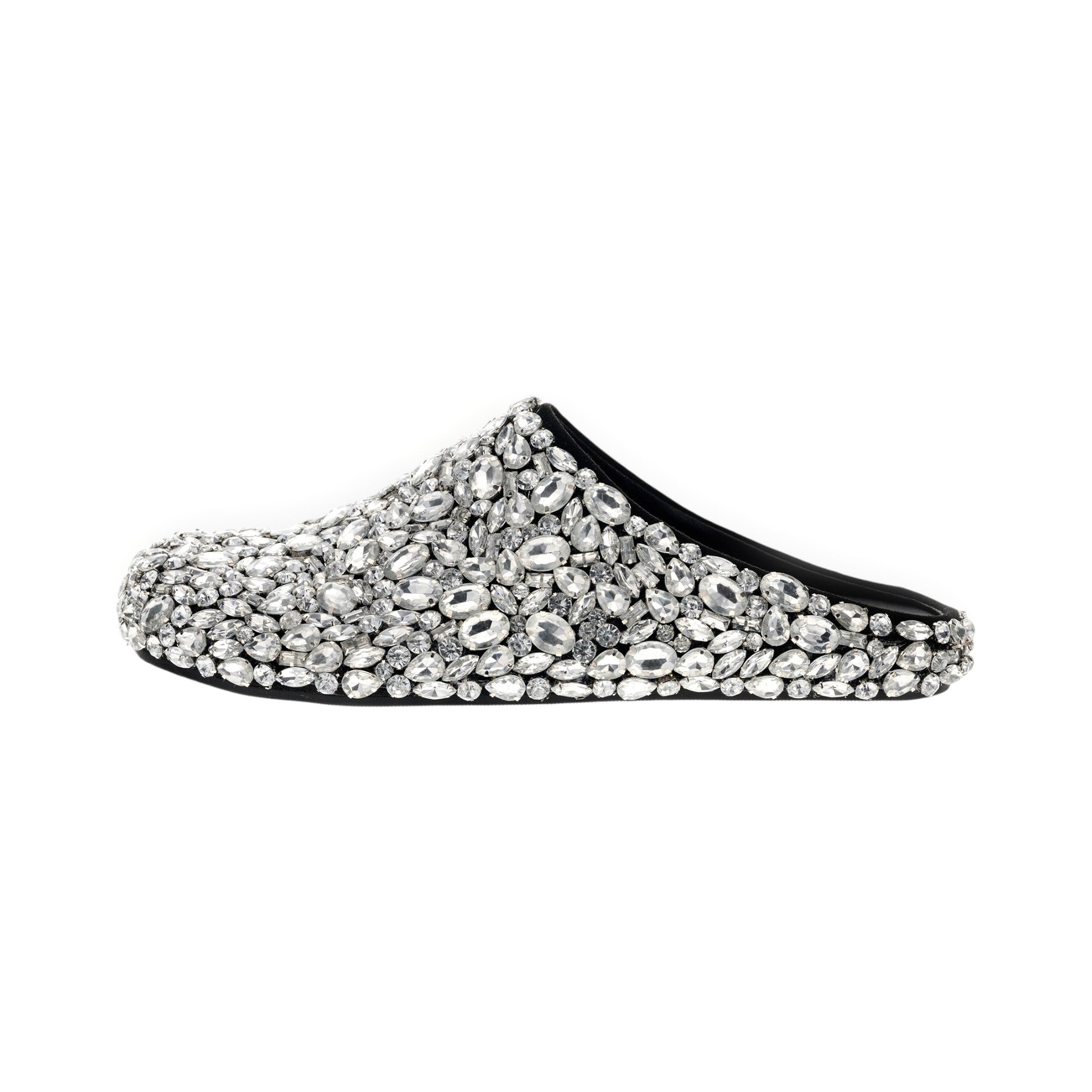 CRYSTAL V EMBELLISHED SLIP-ON