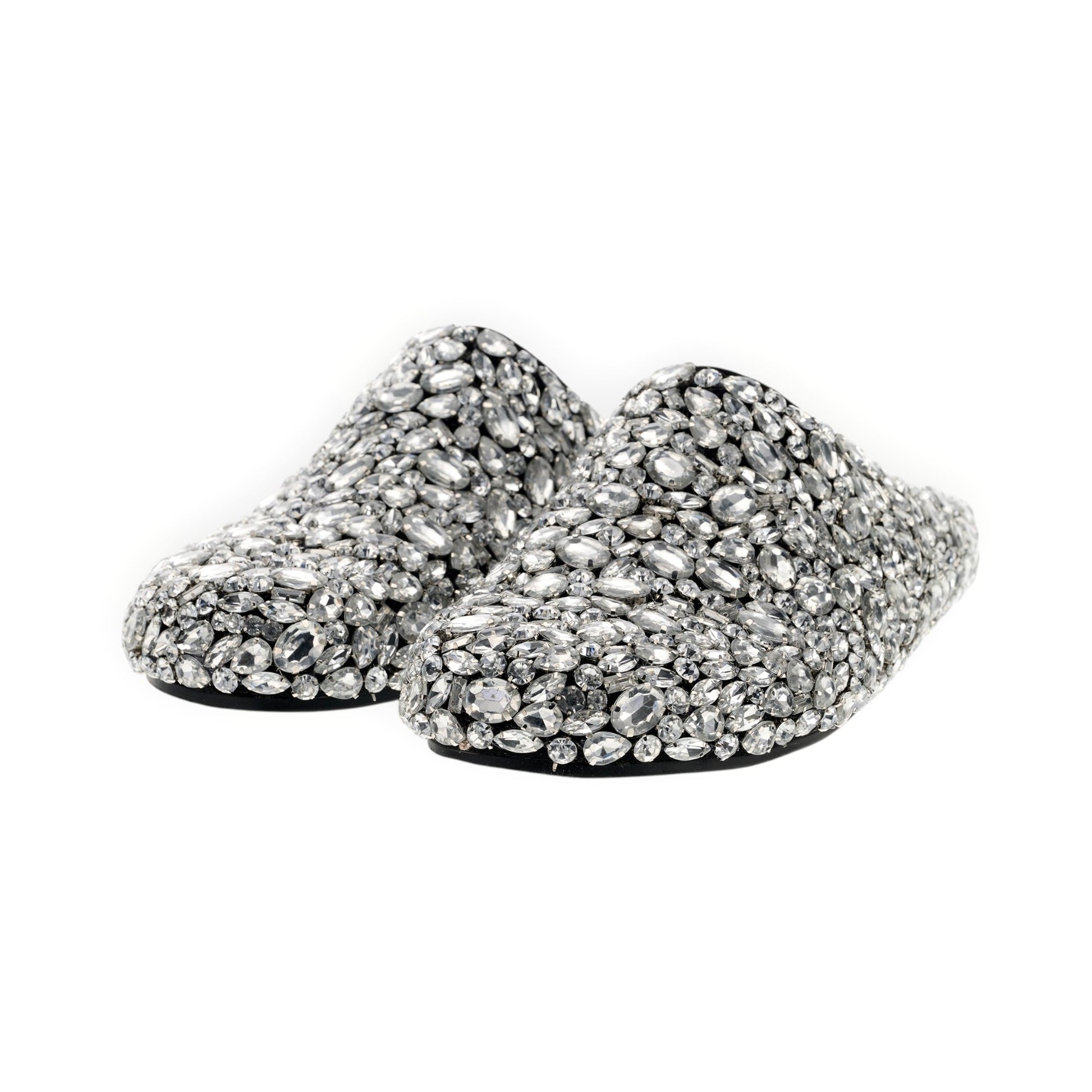 CRYSTAL V EMBELLISHED SLIP-ON